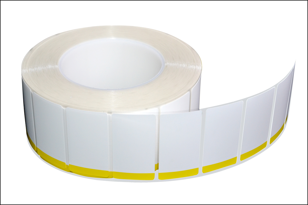 黄色间隔胶标签